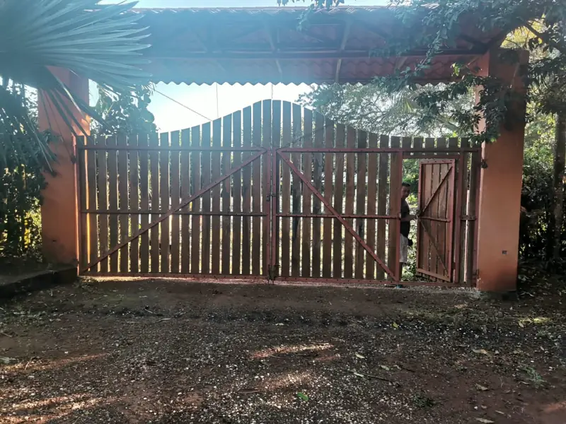 Gate seen from inside