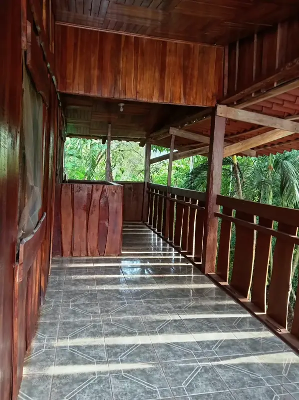 Upper walkway in the afternoon light