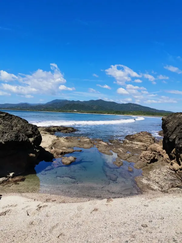 Rock pools on the coast