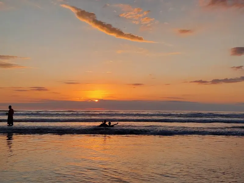 Sunset over the Pacific